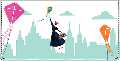 Mary Poppins Returns Checkbook Cover
