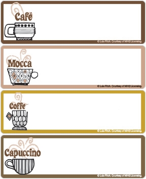 Coffee Time Address Labels | American Bank Checks