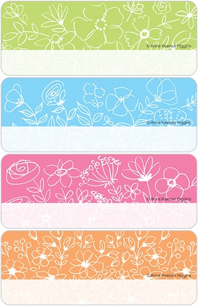 Bright Blooms Address Labels