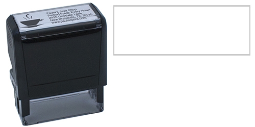 5 Line Self-Inking Stamp with Logo