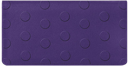 Delicious Dots Embossed Purple Leather Cover