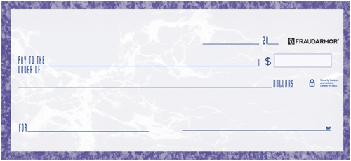 Park Avenue Desk Register Checks (Lavender)