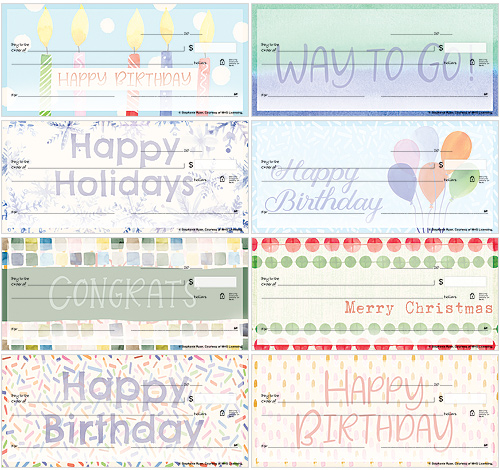 Patterns &amp; Textures Personal Checks | American Bank Checks