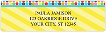 Bright Pop Address Labels