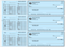 Safety Blue Payroll Salary Checks