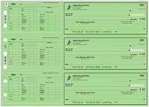 Safety Green Payroll Salary Checks