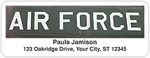 Air Force Address Labels Thumbnail