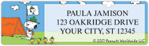 Snoopy Address Labels Thumbnail