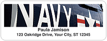 Navy Address Labels Thumbnail