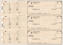 Antique Payroll Hourly Checks