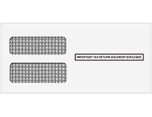 Double Window Envelope for all 3 up 1099's