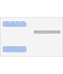 Dbl Win Envelope for 4-Up Horizontal W-2