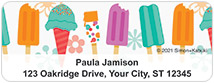 Popsicles Address Labels