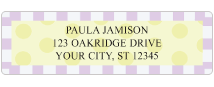 Delicious Dots Address Labels 