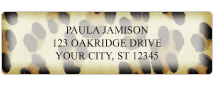 Faux Fur Address Labels Thumbnail