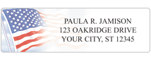 Stars & Stripes Address Labels Thumbnail