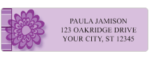 Purple Passion Address Labels Thumbnail