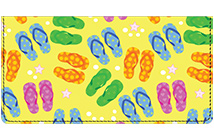 Flip Flops Checkbook Cover