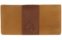 Antique Embossed Brown Leather Cover