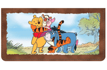 Pooh Adventures Leather Cover