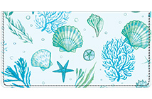 By the Sea Checkbook Cover
