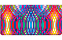 Designs by Shan™ Electric Spectrum Checkbook Cover