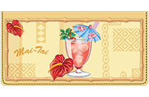 Designs by Shan™ Taste of Paradise Checkbook Cover