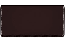Black Leather Cover w/ White Stitch