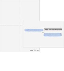 BUNDLE - W-2 Laser 4-Up Perf Blank w/ Env. (Peachtree & Quickbooks Compatible)