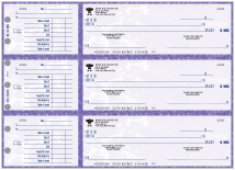 Park Avenue General Purpose Checks (Lavender)