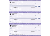 Park Avenue Business Register Checks (Lavender)