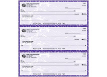 Park Avenue Business Register Checks (Lavender)