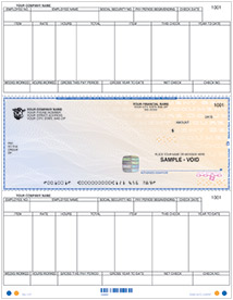 High Security Laser Payroll Middle Check