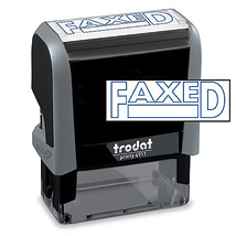 FAXED Stock Title Stamp