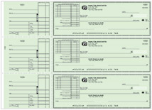 Safety Green Deductions Voucher Checks