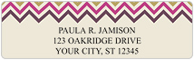 Chevron Address Labels Thumbnail